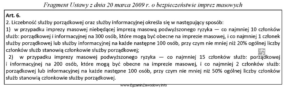 Korzystając z informacji zawartych w zamieszczonym fragmencie ustawy, okreś