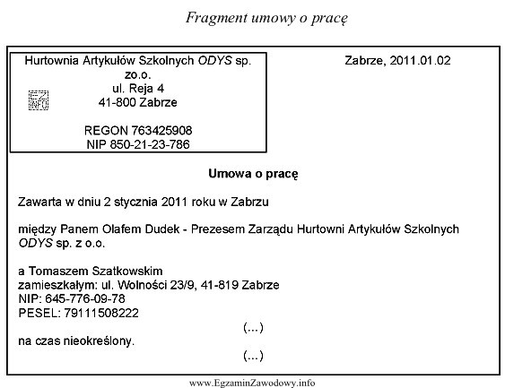 Kodeks pracy w art. 36. § 1. informuje, że okres wypowiedzenia umowy o 