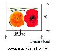 Na ścianie o wymiarach 4,00 x 2,50 m przewidziano przyklejenie dwóch 