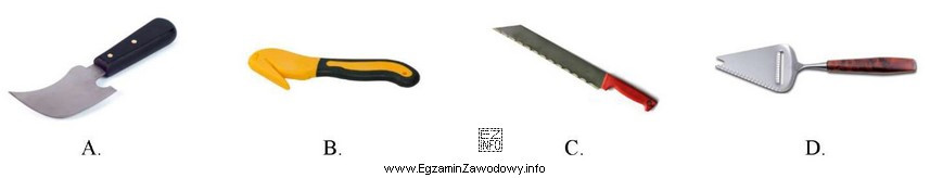 Do przycięcia wykładziny PVC służy nóż 