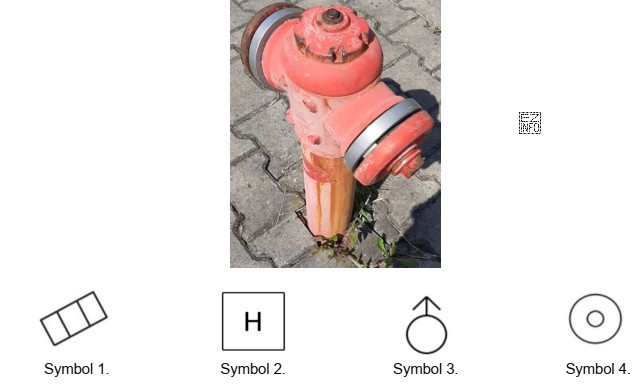 Symbol 3. Którym symbolem należy oznaczyć na szkicu polowym 
