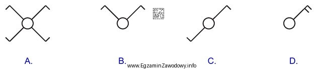 Symbol łącznika dwubiegunowego przedstawiono na rysunku