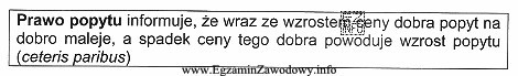 Zawarty w przedstawionej definicji prawa popytu łaciński termin ceteris 